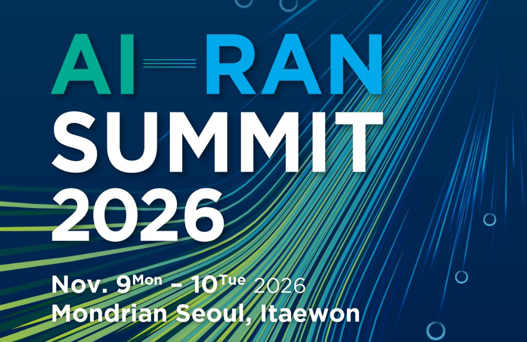 AI-RAN Summit 2026 개최 및 사전등록 안내 ('26.11.09.~10.)
